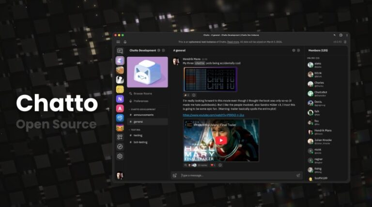 Chatto, alternative open source, remplace Teams et Slack pour la collaboration en entreprise