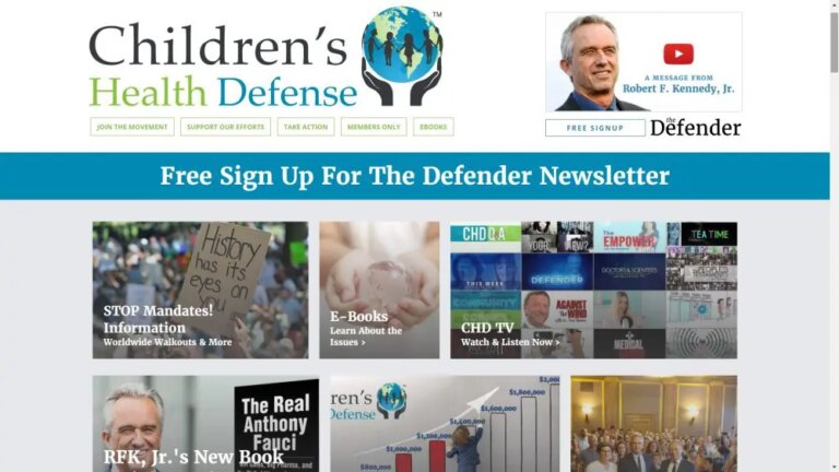 Children’s Health Defense conteste des recommandations de vaccination aux États-Unis.