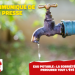 Eau potable : les restrictions de consommation doivent être respectées durant l&rsquo;été.