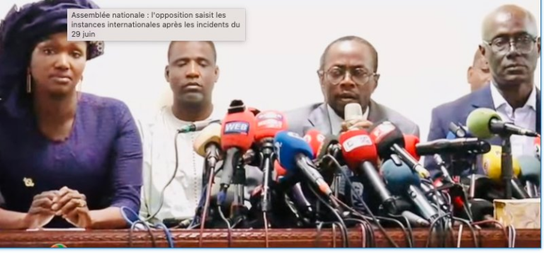 L’opposition saisit les instances internationales après les incidents à l’Assemblée Nationale