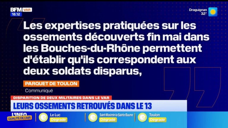 Disparition de militaires : identification des ossements dans les Bouches-du-Rhône