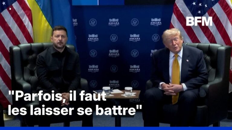 Donald Trump compare Zelensky et Poutine à deux enfants en conflit dans un parc
