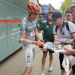 Godon évoque les difficultés après sa chute au Tour de France, lutte pour se lever.