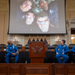 Astronautes d&rsquo;Artemis rencontrent des législateurs à Capitol Hill pour discuter de l&rsquo;exploration lunaire.