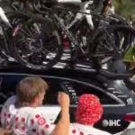 Einer Rubio blessé lors de l’ascension de l’Alpe d’Huez, 20 points de suture après une collision.