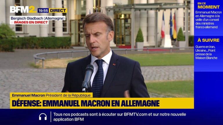 Emmanuel Macron appelle à un réveil stratégique européen lors de sa visite en Allemagne