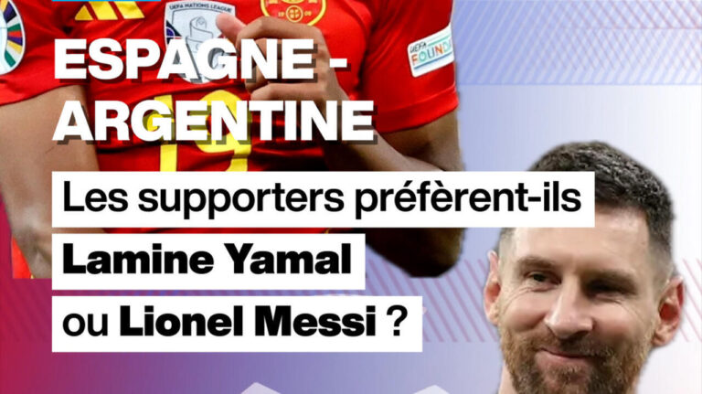 Supporters de la sélection espagnole préfèrent Lamine Yamal à Lionel Messi