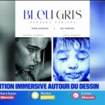 Exposition immersive sur le dessin présentée par une institution artistique française.