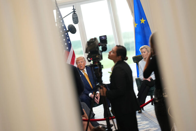 Turnberry : l’accord commercial UE-États-Unis resté sans suite malgré des négociations.