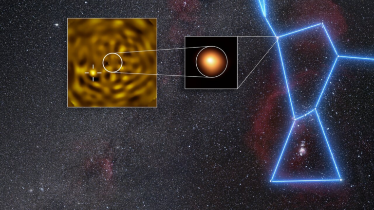 Astronomes capturent l’image la plus claire du compagnon de Betelgeuse, une étoile emblématique.
