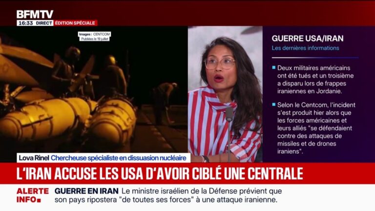 Guerre au Moyen-Orient : l’Iran accuse les États-Unis d’attaquer une centrale nucléaire.