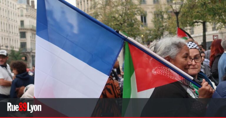 Manifestation pour la Palestine à Lyon ce samedi, mobilisant divers acteurs locaux.