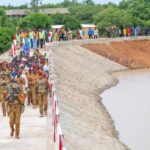 Le Capitaine Ibrahim TRAORÉ inaugure le barrage de Pô Kapro au Burkina Faso.