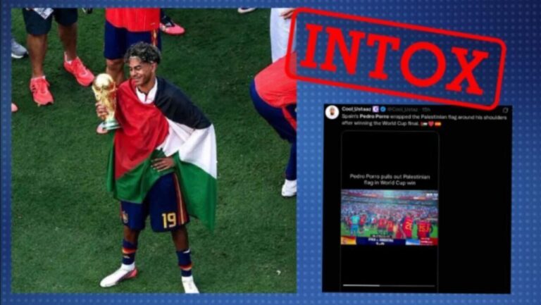 Mondial 2026 : Des images truquées des joueurs espagnols avec des drapeaux palestiniens circulent.