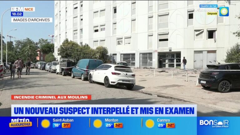 Incendie criminel aux Moulins : un suspect arrêté et mis en examen par la police.