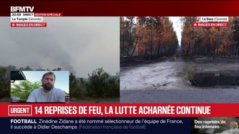 Incendie dans les Landes : Arthur Laborde évoque des réservations affectées