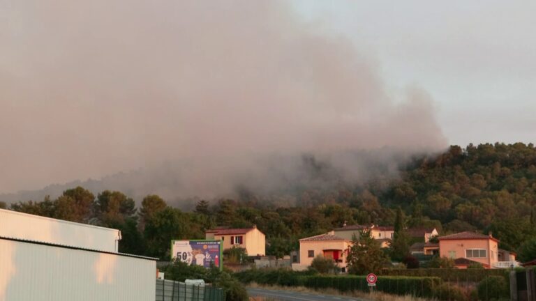 Incendie à Brignoles : 100 hectares brûlés, deux pompiers blessés et 650 évacués.