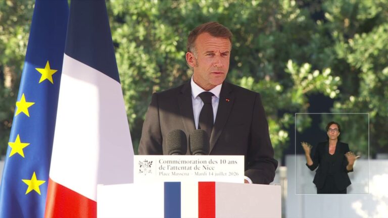 Attentat à Nice : Emmanuel Macron rappelle que la mémoire reste vive et inaltérable.