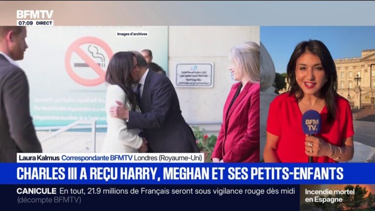 Le roi Charles III rencontre le prince Harry, Meghan et leurs enfants pour la première fois.