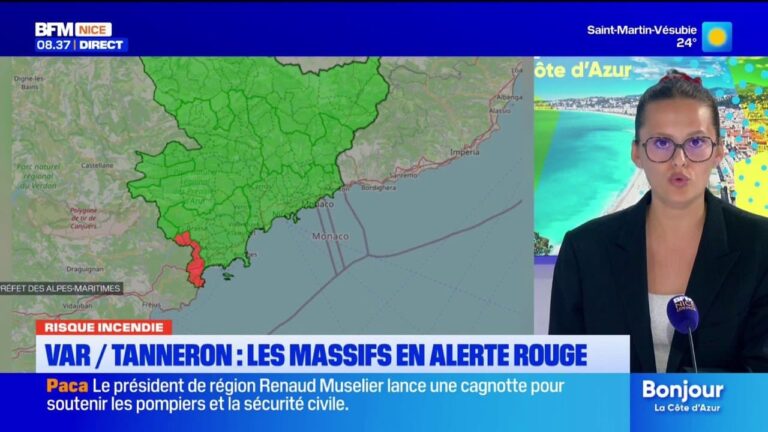 Fermeture des massifs du Tanneron et de l’Estérel en raison d’un risque incendie élevé.