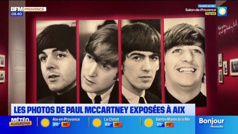 Exposition de photos de Paul McCartney à Aix-en-Provence, un événement culturel notable.