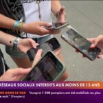 Les réseaux sociaux interdits aux moins de 15 ans en France, une première en Europe.