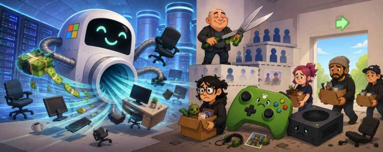 Microsoft annonce 4800 licenciements, Xbox subit des réductions significatives d’effectifs.