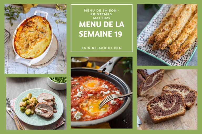 Planification de repas équilibrés pour la semaine du 5 au 11 mai 2025 dans les cantines scolaires.