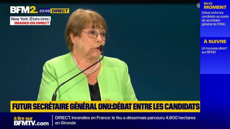 Michelle Bachelet plaide sa cause pour le poste de Secrétaire général des Nations unies