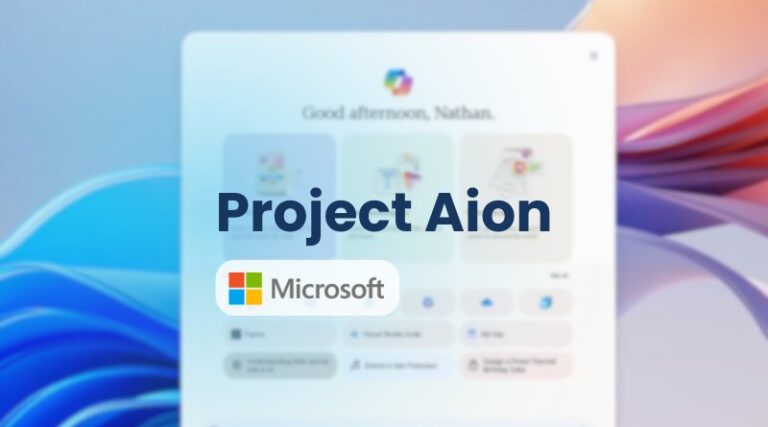 Microsoft développe Project Aion, un système d’exploitation Windows entièrement basé sur l’IA.