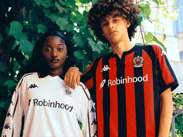 OGC Nice présente ses nouveaux maillots avant le premier match de préparation de la saison.