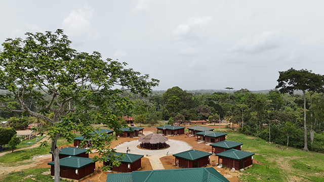 Minvoul Lodge : le président du Gabon y a séjourné lors de sa visite officielle.