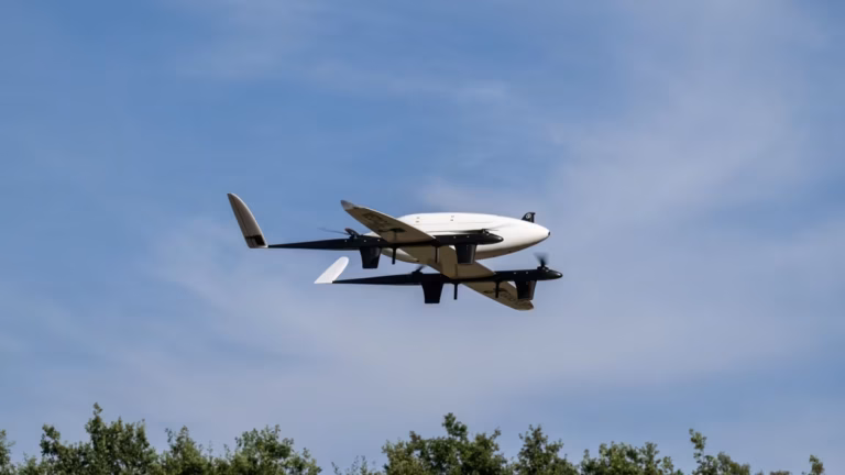 Transport de greffons par drone en France : une première opération réussie.