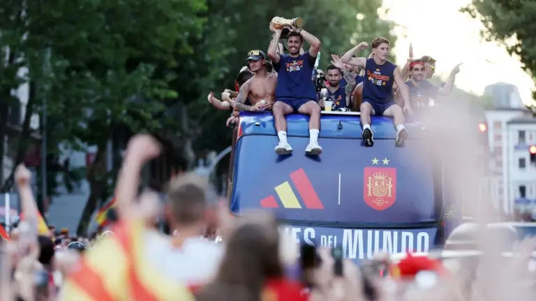 Coupe du monde : plus d’un million d’Espagnols célèbrent dans les rues de Madrid