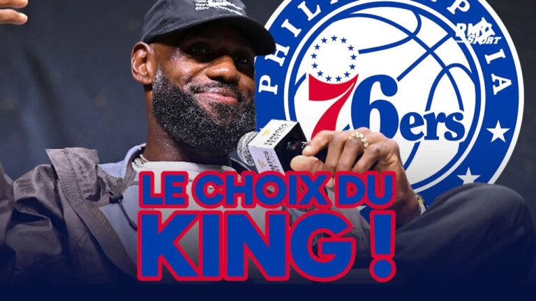 LeBron James signe avec les Philadelphia 76ers après une saison avec les Los Angeles Lakers.