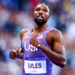Noah Lyles réalise un temps de 9.79 sur 100m aux championnats US, son meilleur personnel.