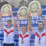 Catherine Jeanroy, championne de France de pétanque avec Dylan Rocher et Diego Rizzi