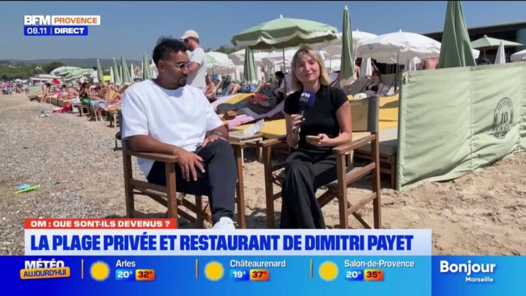 OM : l’évolution de la plage privée et du restaurant de Dimitri Payet à Marseille.