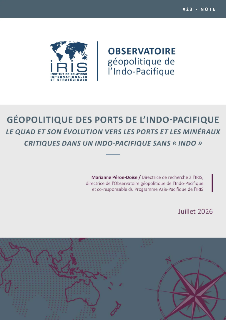 Évolution du Quad : enjeux géopolitiques des ports et minéraux en Indo-Pacifique.