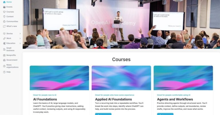 OpenAI Academy propose des formations gratuites sur l’IA et ChatGPT pour tous.