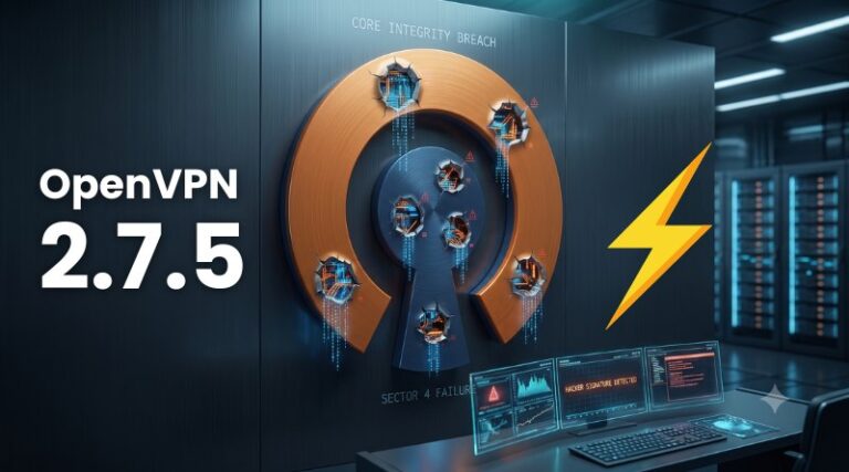 OpenVPN corrige 7 failles de sécurité, expose les serveurs à des risques de crash.