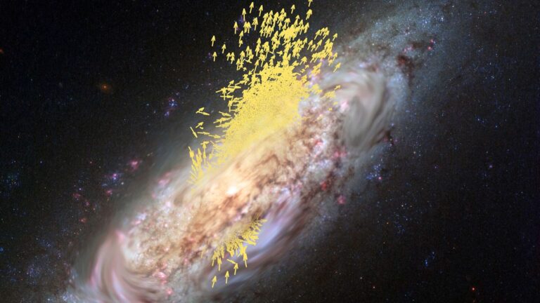 La galaxie de la Voie lactée a basculé de 90 degrés, mais quelles en sont les causes ?