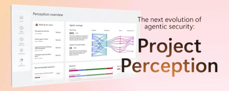 Microsoft présente Project Perception pour renforcer la cyberdéfense des entreprises.