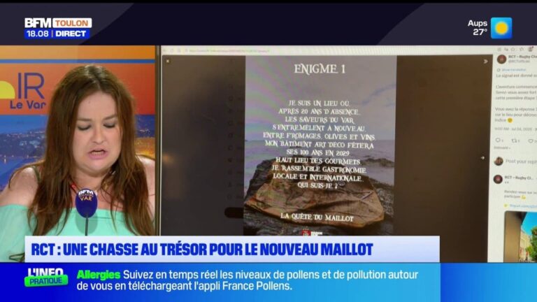 RCT organise une chasse au trésor pour promouvoir son nouveau maillot sportif.