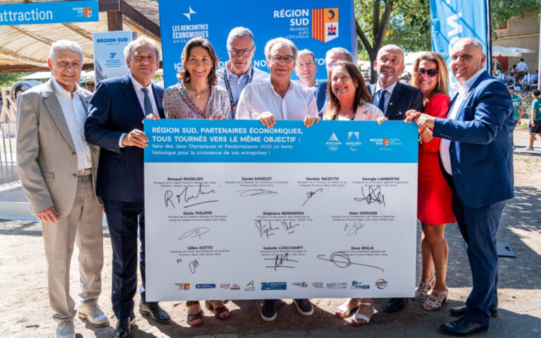 La Région Sud établit un partenariat avec le secteur économique pour les Jeux Olympiques 2030.