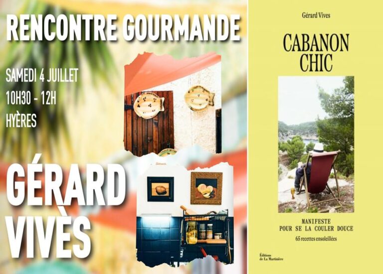 Hyères : Gérard Vives présente des spécialités culinaires locales lors d’une rencontre gourmande