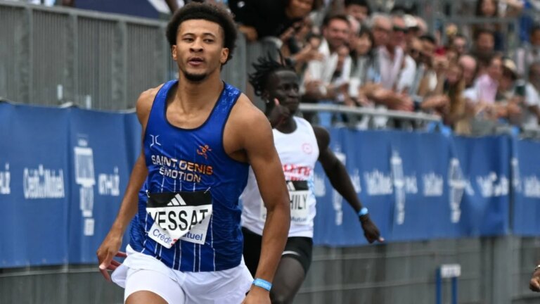 Athlétisme : Samuel Vessat, nouveau talent français, vise l’excellence sur le tour de piste.