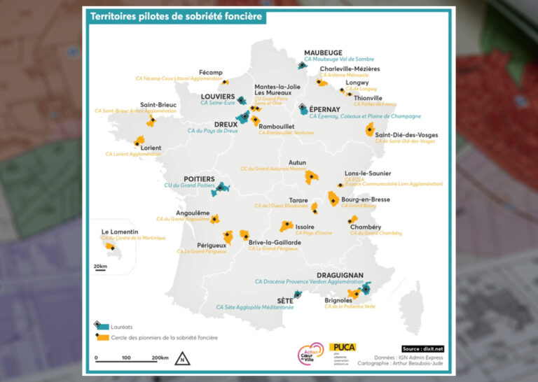 Les Territoires pilotes de la sobriété foncière affichent des résultats concrets en France.