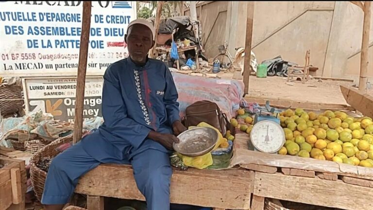 Commerce saisonnier à Ouagadougou : Seydou Guigma récolte des fruits de son travail acharné.