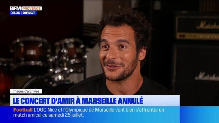 Annulation du concert d’Amir à Marseille dans le cadre de Sunset Live